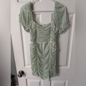 Princess Polly Lelis Green mini dress